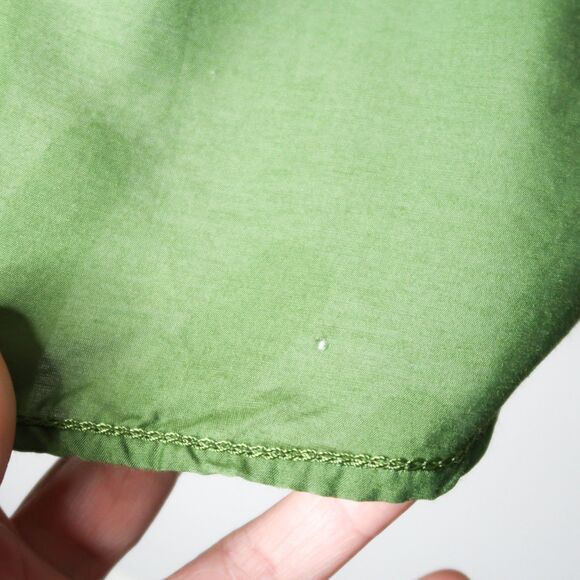 Nurture Womens Silk Button Up Shirt Size Medium Green Boho Lagenlook Hippie‎ - Picture 8 of 10